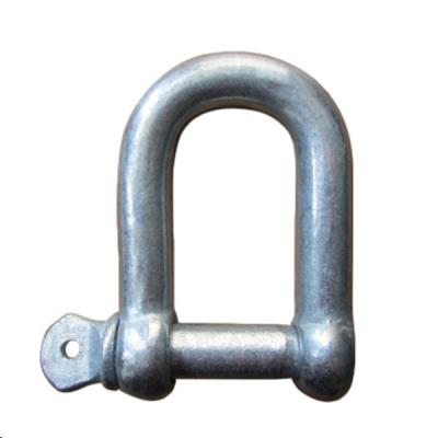 China JIS Type Dee Screw Pin Anchor Shackle With Pin Zinc Painted for sale