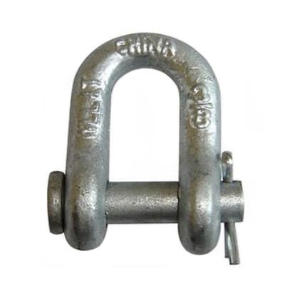 China G215 Round Pin Chain Anchor Shackle Galvanized US Type à venda