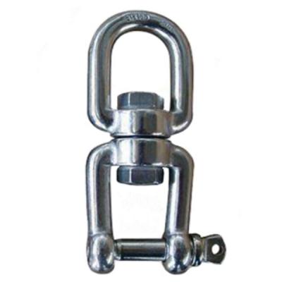 China 6mm - 19mm Eye And Jaw Jaw Swivel Bearing Swivel Zinc Plated Carbon Steel for sale