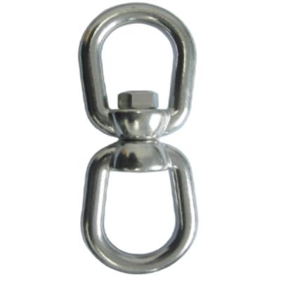 China Zinc Plated Rope Rigging Hardware 1/4in Carbon Steel Regular Swivel Crosby G402 for sale
