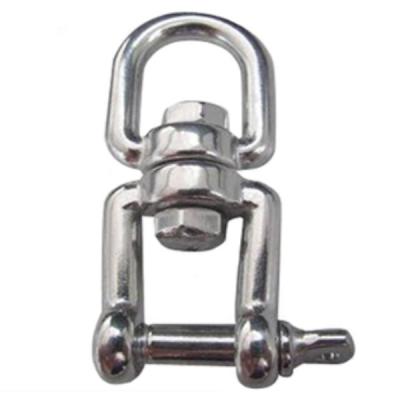 China Stainless Steel Rope Rigging Hardware 6mm To 19mm European Type Jaw And Eye Swivel for sale