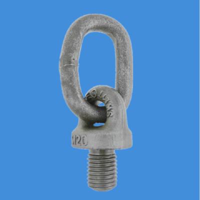 China Galvanized Carbon Mild Steel Eye Bolt With Oval Link BS4278-2 for sale