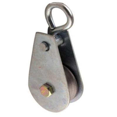 China Galvanized Mini Pulley Block Mini Snatch Block 50kg To 300kg for sale