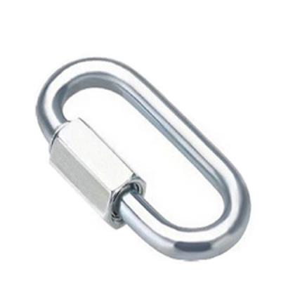 China 7g/Pc - 558g/Pc Zinc Plated Quick Link High Tensile Oval Quick Link for sale