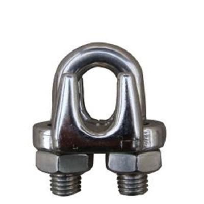 China Polished Wire Rope Clip US Type Stainless Steel Cable Clamps 3mm To 76mm for sale