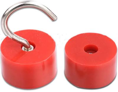 China Magnetic Hook with Red Rubber Base for sale