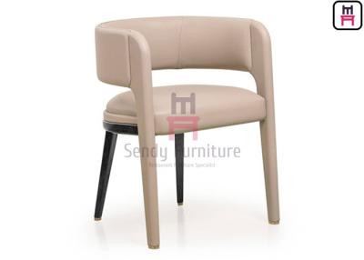 China Open Back Wood Arm Chair Ash Wood Fully Upholstered Legs For Hotel Use for sale