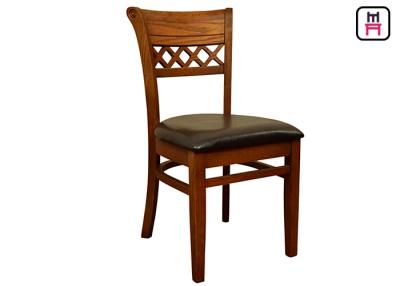 China American Style All Wood Dining Room Chairs ,  Traditional Wooden Dining Chairs  for sale