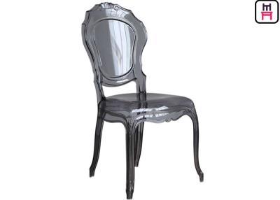 China Light Weight Bella Ghost Plastic Restaurant Chairs Arm / Armless For Indoor / Outdoor for sale