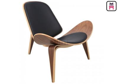 中国 木製のラウンジの貝のオフィスのための単一のソファーの椅子/家/W87 * D76 * H75/SH39cm 販売のため