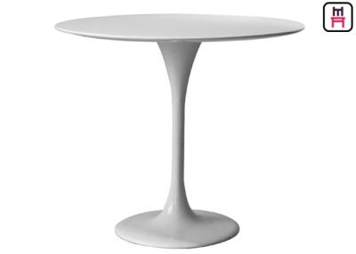 China Glass FRP / Marble Restaurant Dining Table Luxury Round Shape Tulip Table Base for sale