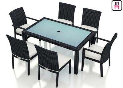 China Outdoor Patio Furniture High Top Table , Commercial Grade Outdoor Dining Furniture Table for sale