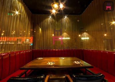 Китай Софа ресторана кожаной ткани подковообразная установила для гостиницы/салона/кофейни продается