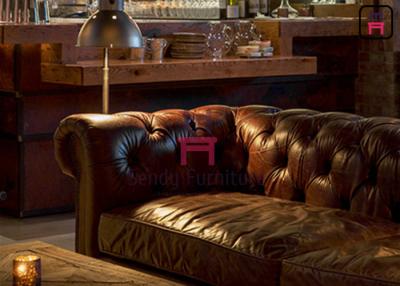 Chine Style d'Américain de cuir/de sofa de Chesterfield de tabourets de bar de restaurant hôtel de tissu à vendre