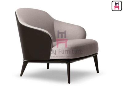 China Comfortable Black Leather Armchair 79 * 86 * 80cm Size For Office /  Lobbies for sale