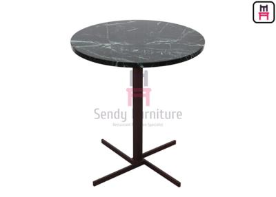 China Crossed X SS Base Luxury Coffee Tables With Round & Square Shape D45cm / 60cm for sale