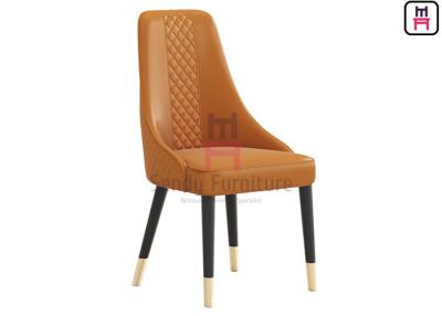 Китай Изготовленные на заказ деревянные Туфтед стулья ресторана обили тип заднюю часть микро- кожи волокна безрукий максимума продается