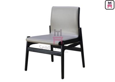 China Indoor Upholstered Restaurant Chairs , Wood And Upholstered Dining Chairs Durable for sale