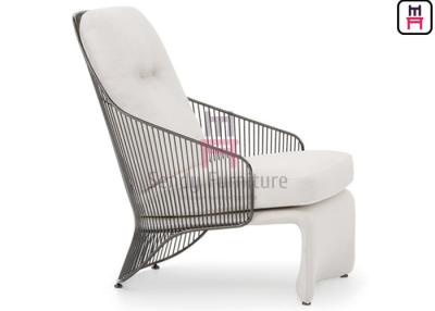 China Sillones del acero inoxidable de la silla del sofá del oro/de los muebles del color de Chrom para el hotel en venta