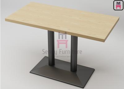 China 4 person / 6 person Plywood / Laminate Waterproof Dining Table For Restaurant Use for sale