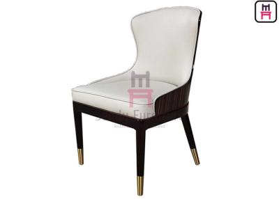 China Hotel Restaurant Chairs with High Glossy Backrest Comfortably Upholstered Seatback No Foldable for sale