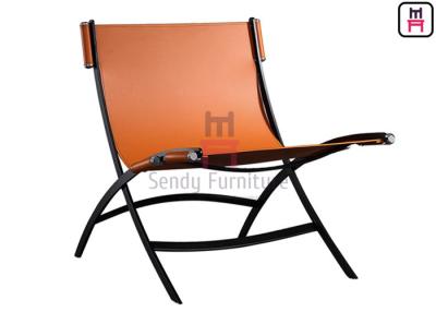 Chine Cintré bronzé garnissez en cuir Unfoldable 0.5cbm Sofa Chair simple à vendre