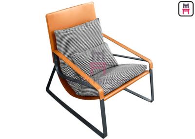 中国 日焼けさせる42cmの高さ0.7cbmの単一のソファーの椅子のヘッドレストに革を張りなさい 販売のため