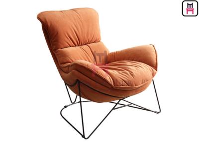 China Bowed Feather Cushion Unfolder 0.7cbm High Back Sofa Chair for sale