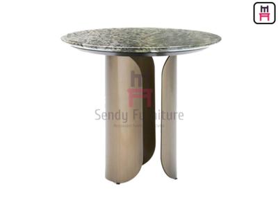 China Hollowed Out 0.15cbm Stainless Steel Marble Table 55*40cm for sale