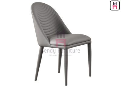 China Fully Upholstered PU Leather Restaurant Dining Chair 0.33cbm Metal for sale