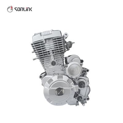 China Sonlink Self-marketing 125cc 150cc 200cc 4/5/6 Gears Diesel Gasoline Motorcycle Assembly Engine for sale