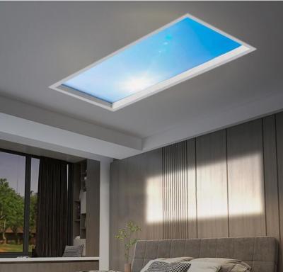 China Panel LED de luz de cielo azul de moda DC48V para casas interiores en venta