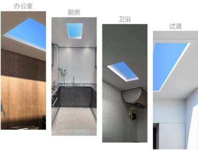 Китай Topsung Tuya Smart Simulate Sky Change 48W 96W Многоразмерная светодиодная панель Свет Голубое небо Светодиодный потолок Крыша продается