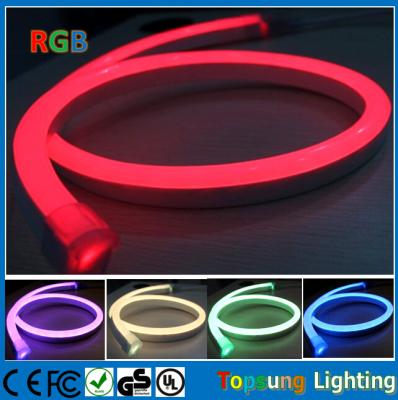 China SMD5050 full color RGB 11x18mm 110V CE ROHS approval led neon flex with DMX controlller for sale