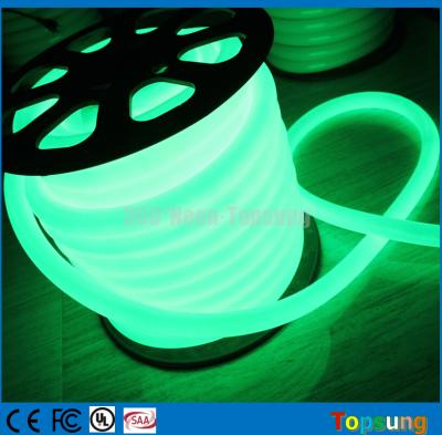 Cina 30m spirale verde 24v 360 gradi led neon corda luce per lettura in vendita