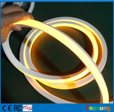China Anti-UV Milky White PVC Yellow LED Neon Flex Light For Decoration for sale