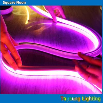 China pretty 120v pink 16*16m spool led light neon  flex rope for decoration for sale