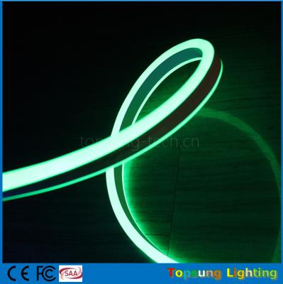 China new design 12V double side green color led neon flexible strip for buildings for sale