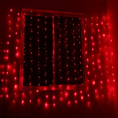China 240V cortina luces de Navidad al aire libre para la decoración material anti-UV anti-tiempo en venta