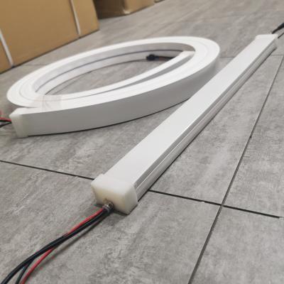 China 50mm rectangle recessed led linear light system lighting luces navideas 5050 rgbw digital luces led neon for sale