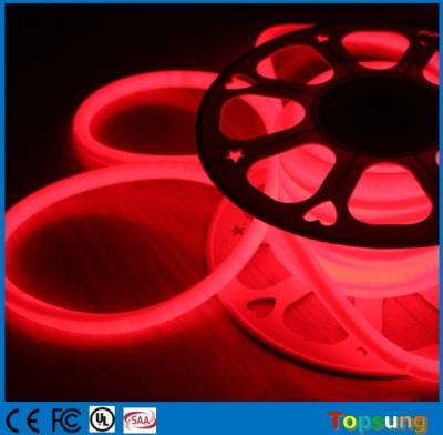 China 220v 360-Grad-rot emittierende LED-Neon-Runde-Flex-Röhre D16mm 120LEDs/m zu verkaufen