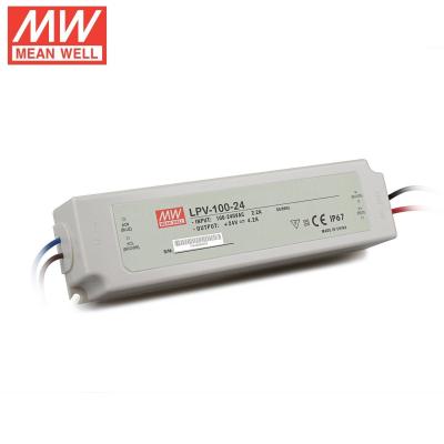 中国 ベストセラー ミーンウェル 100w 24v 低電圧電源 LPV-100-24 LEDネオントランスフォーマー 販売のため