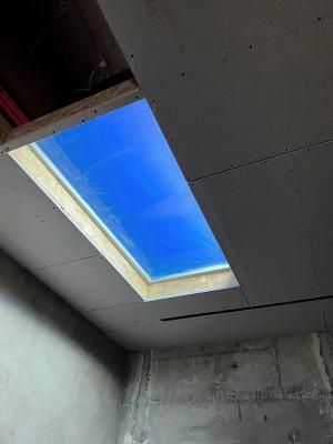 China Topsung new upgrade wholesale price smart sunshine light sky 2x4 led flat panel lights blue sky cloud for sale