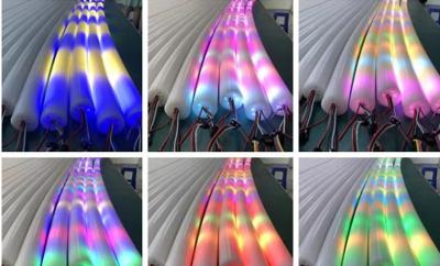 China Magia 24v 360 graus LED flex tubing neon pixel rgbic iluminação de neon 50mm dia led tubo de neon à venda