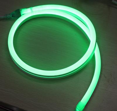 中国 品質11x18mm 超明るいSMD2835 全新 LED フレックス ネオンロープ 明るい緑色 12ボルト 色のジャケット PVC 販売のため