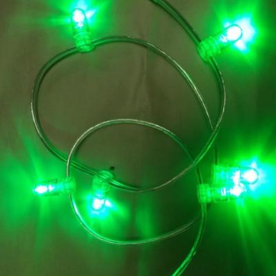 China Brand 100m 12v fairy string 666 led IP67 for low voltage light green christmas garland for sale