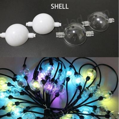 China 3m reel 6 LEDS DMX 3D led ball ws2811 led pixel string 50mm globe addressable balls 12v for sale