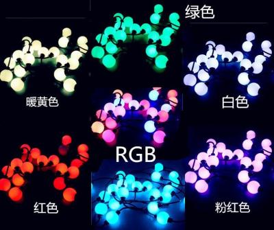中国 2~10m ホリデーデコレーションライト LEDボールライト ストリング 360度 販売のため