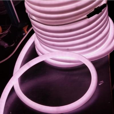 China 24v 360 round neon rope 20mm waterproof led tube rgbw led rgb flexible led neon tube for sale