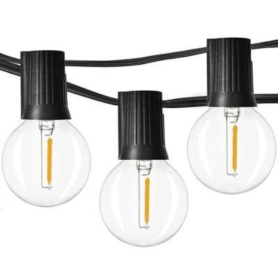 Китай Наружные декоративные светодиодные шариковые светильники 48ft 15 розетки E27 розетка продается